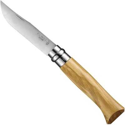 Opinel Coltellino Pocket No.08 Olive Wood Olive Wood One Size Opinel Coltellino Pocket No.08 Olive Wood Olive Wood One Size