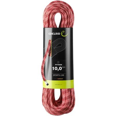 Edelrid Python 10 mm Corda da Arrampicata - Rosso Edelrid Python 10 mm Corda da Arrampicata - Rosso