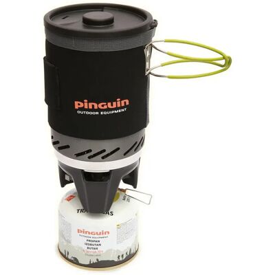 Set Cucina da Campeggio Pinguin Aura Nera - Leggero e Compatto Set Cucina da Campeggio Pinguin Aura Nera - Leggero e Compatto