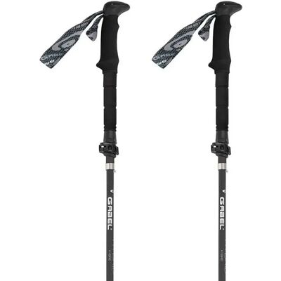 Gabel Bastoncini Hybrid Carbon Xtl Black 36-135 cm Gabel Bastoncini Hybrid Carbon Xtl Black 36-135 cm