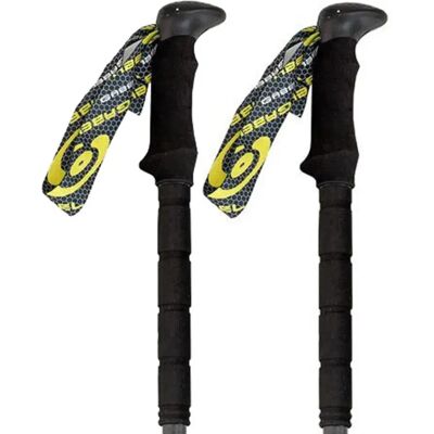 Gabel Bastoncini Multigrip Carbon Fl Ef Black / Yellow 66-144 cm Gabel Bastoncini Multigrip Carbon Fl Ef Black / Yellow 66-144 cm