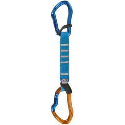 CLIMBING TECHNOLOGY Morfo UL Pro 12cm Blu/Arancione - Quickdraw da Arrampicata CLIMBING TECHNOLOGY Morfo UL Pro 12cm Blu/Arancione - Quickdraw da Arrampicata