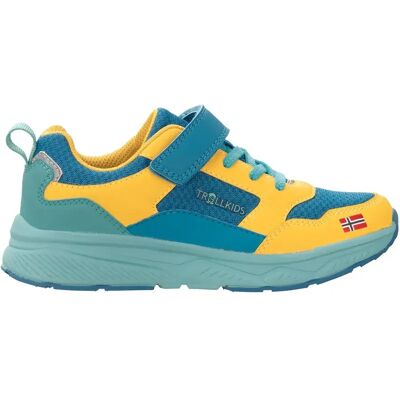 Trollkids Scarpe Da Trekking Haugesund Ginger / Atlantic Blue / Dusky Turquoise EU 26 Trollkids Scarpe Da Trekking Haugesund Ginger / Atlantic Blue / Dusky Turquoise EU 26