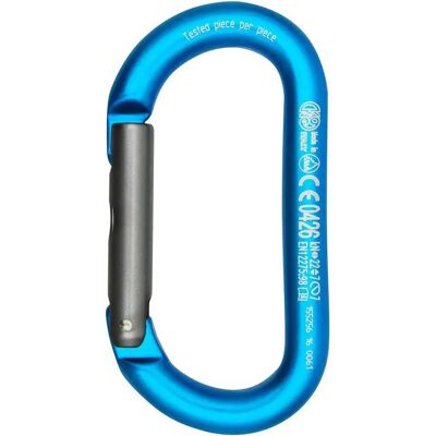 Kong Italy Moschettone Ovalone Alu Cyan / Grey One Size Kong Italy Moschettone Ovalone Alu Cyan / Grey One Size