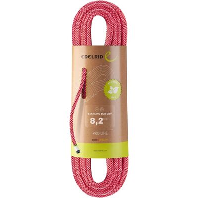 Edelrid Cima Starling Eco Dry 8.2 Mm Pink 60 m Edelrid Cima Starling Eco Dry 8.2 Mm Pink 60 m
