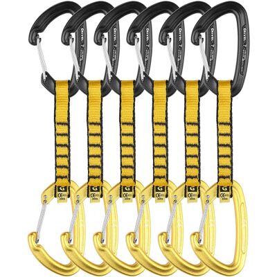 Grivel Rinvio All-round Gamma K2w+k2w 6 Unità Black / Yellow 11 cm Grivel Rinvio All-round Gamma K2w+k2w 6 Unità Black / Yellow 11 cm