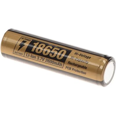 Clawgear Batteria Per Torcia 18650 3.7v 2600mah Black / Red One Size Clawgear Batteria Per Torcia 18650 3.7v 2600mah Black / Red One Size