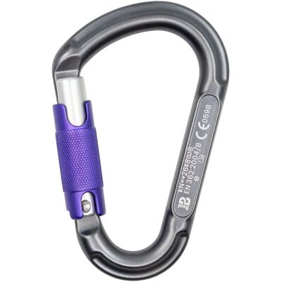 Beal Moschettone Be Lock Matic Matt Grey One Size Beal Moschettone Be Lock Matic Matt Grey One Size