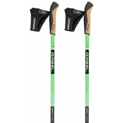 Gabel Bastoncini Stretch Carbon Lime 75-130 cm Gabel Bastoncini Stretch Carbon Lime 75-130 cm