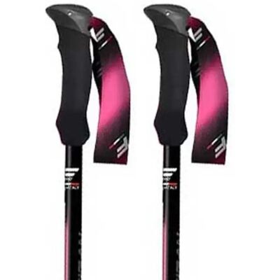 Fizan Bastoncino Compact Tech Pink 59-132 cm Fizan Bastoncino Compact Tech Pink 59-132 cm