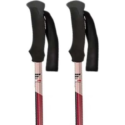 Fizan Bastoncino Trek Pro L Dark Red 65-140 cm Fizan Bastoncino Trek Pro L Dark Red 65-140 cm