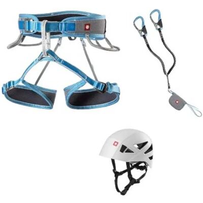 Ocun Set Via Ferrata Twist Tech Eco Captur Lite Swivel Shard Grey / Blue M-L Ocun Set Via Ferrata Twist Tech Eco Captur Lite Swivel Shard Grey / Blue M-L