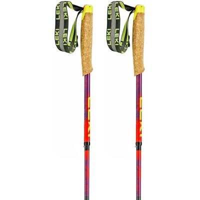 Leki Bastoncini Neotrail Pro Fx.one Sl Bright Red / Violet / Neonyellow 130 cm Leki Bastoncini Neotrail Pro Fx.one Sl Bright Red / Violet / Neonyellow 130 cm