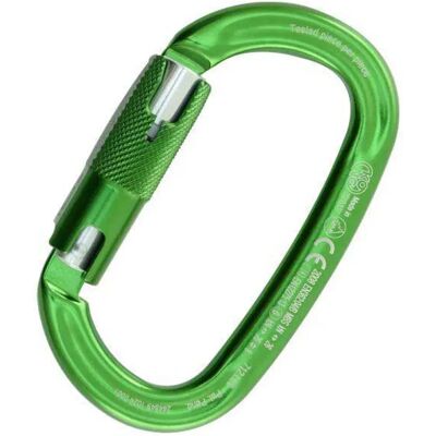 Kong Moschettone Ovalone Rise Lock Green One Size Kong Moschettone Ovalone Rise Lock Green One Size