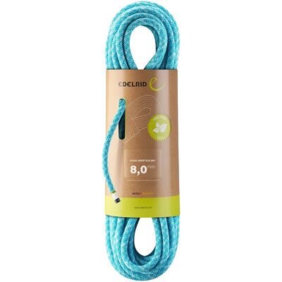 Edelrid Cima Guide Assist Eco Dry 8.0 Mm Ii Icemint 30 m Edelrid Cima Guide Assist Eco Dry 8.0 Mm Ii Icemint 30 m