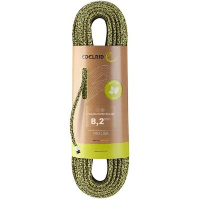 Edelrid Cima Starling Protect Eco Dry 8.2 Mm Yellow / Night 60 m Edelrid Cima Starling Protect Eco Dry 8.2 Mm Yellow / Night 60 m