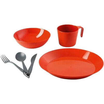 Gsi Outdoors Set Di Stoviglie Cascadian-1 Person Terracota One Size Gsi Outdoors Set Di Stoviglie Cascadian-1 Person Terracota One Size