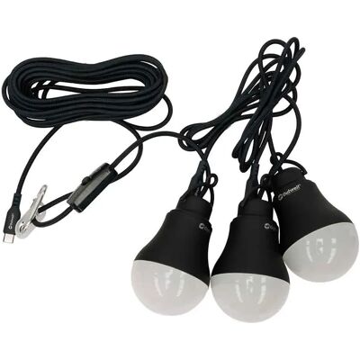 Outwell Set Di Lampadine Epsilon Black / Grey 300 Lumen Outwell Set Di Lampadine Epsilon Black / Grey 300 Lumen