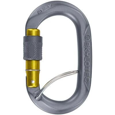 Skylotec Moschettone Ovx Sgl Anthracite / Mustard One Size Skylotec Moschettone Ovx Sgl Anthracite / Mustard One Size