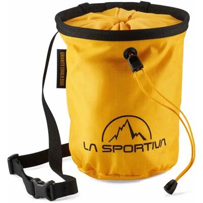 La Sportiva Sacchetto Porta Magnesite Granite Yellow / Black One Size La Sportiva Sacchetto Porta Magnesite Granite Yellow / Black One Size