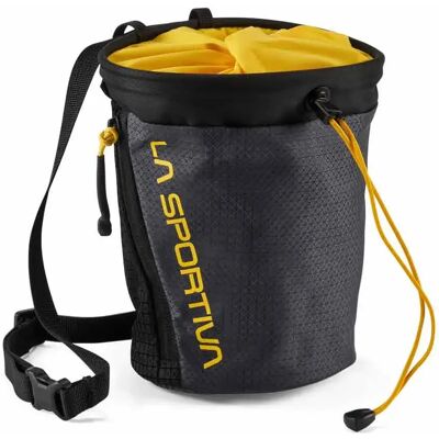 La Sportiva Sacchetto Porta Magnesite Granite Pro Onyx / Black One Size La Sportiva Sacchetto Porta Magnesite Granite Pro Onyx / Black One Size