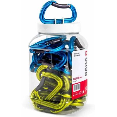 Ocun Moschettone Falcon Bent 40 Unità Blue / Green One Size Ocun Moschettone Falcon Bent 40 Unità Blue / Green One Size