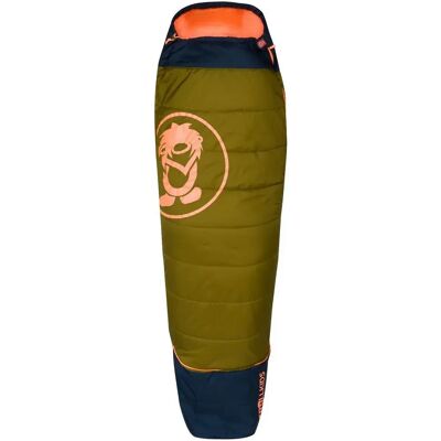 Trollkids Sacco A Pelo Junior Fjell Dreamer Spruce Green / Navy / Vivid Orange One Size Trollkids Sacco A Pelo Junior Fjell Dreamer Spruce Green / Navy / Vivid Orange One Size