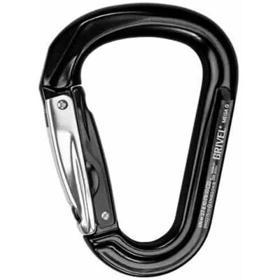 Grivel Moschettone Mega K6g Twin Gate Black One Size Grivel Moschettone Mega K6g Twin Gate Black One Size
