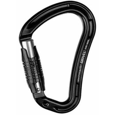Grivel Moschettone Wide K18t Twist Lock Black One Size Grivel Moschettone Wide K18t Twist Lock Black One Size