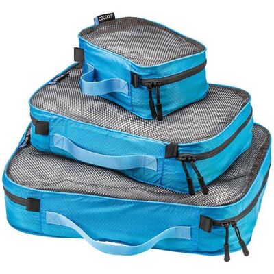 Cocoon Set Di Cubi Da Viaggio Ultraleggeri Caribbean Blue One Size Cocoon Set Di Cubi Da Viaggio Ultraleggeri Caribbean Blue One Size