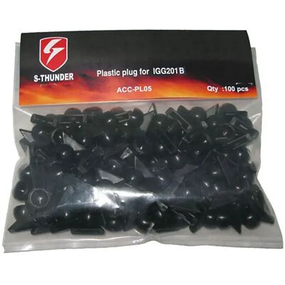 S-thunder Tappo In Plastica Per Mine D´acqua 100 Pezzi Tappo Di Copertura Black One Size S-thunder Tappo In Plastica Per Mine D´acqua 100 Pezzi Tappo Di Copertura Black One Size
