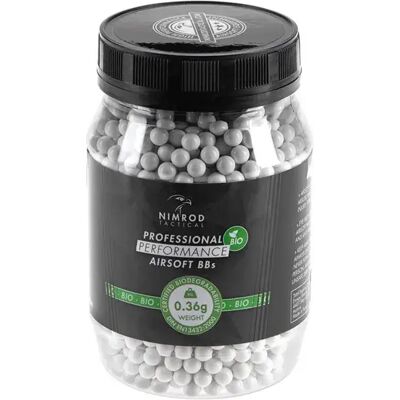 Nimrod Pallini Da Airsoft 0.36g Bio Bb Professional Performance 2000rds White One Size Nimrod Pallini Da Airsoft 0.36g Bio Bb Professional Performance 2000rds White One Size