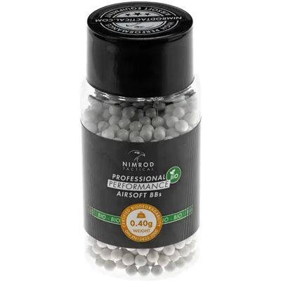 Nimrod Pallini Da Airsoft 0.0g Bio Bb Professional Performance 1000rds White One Size Nimrod Pallini Da Airsoft 0.0g Bio Bb Professional Performance 1000rds White One Size
