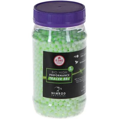 Nimrod Pallini Da Airsoft 0.28g Bio Tracer Bb Professional Performance 2000rds Green One Size Nimrod Pallini Da Airsoft 0.28g Bio Tracer Bb Professional Performance 2000rds Green One Size