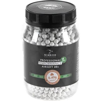 Nimrod Pallini Da Airsoft 0.0g Bio Bb Professional Performance 2000rds White One Size Nimrod Pallini Da Airsoft 0.0g Bio Bb Professional Performance 2000rds White One Size
