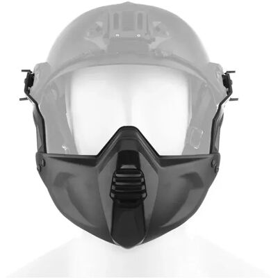 Fma Mascherina Fast Helmet Half Black One Size Fma Mascherina Fast Helmet Half Black One Size