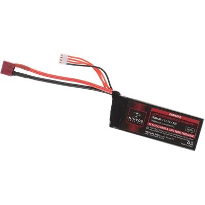Nimrod Batteria Lipo 11.1v 1800mah 65c Graphene T-plug Black One Size Nimrod Batteria Lipo 11.1v 1800mah 65c Graphene T-plug Black One Size