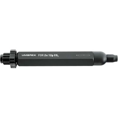 Umarex Adattatore 2x12g Co2 Black One Size Umarex Adattatore 2x12g Co2 Black One Size