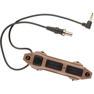 Wadsn Connettore Tactical Augmented Dual Function Tape Switch With Lock Sf Ml & 3.5mm Dark Earth One Size Wadsn Connettore Tactical Augmented Dual Function Tape Switch With Lock Sf Ml & 3.5mm Dark Earth One Size
