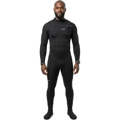 Orca Muta In Neoprene A Maniche Lunghe Con Zip Sul Petto Tango 5:4 5 Mm Black M Orca Muta In Neoprene A Maniche Lunghe Con Zip Sul Petto Tango 5:4 5 Mm Black M