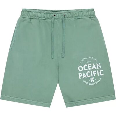 Ocean Pacific Pantaloni Corti Sportivi Reefbreak Green / Ecru M Ocean Pacific Pantaloni Corti Sportivi Reefbreak Green / Ecru M