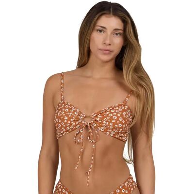 Salty Crew Top Bikini Falling Floral Bandeau Sierra S Salty Crew Top Bikini Falling Floral Bandeau Sierra S