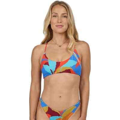 Salty Crew Top Bikini Palm Burst Rev Bold Blue XL Salty Crew Top Bikini Palm Burst Rev Bold Blue XL