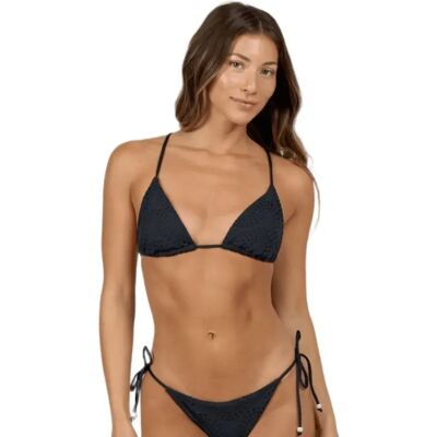 Salty Crew Top Bikini Shell Ya Tri Black S Salty Crew Top Bikini Shell Ya Tri Black S