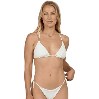 Salty Crew Top Bikini Shell Ya Tri Off White XS Salty Crew Top Bikini Shell Ya Tri Off White XS