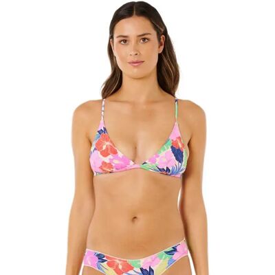 Rip Curl Top Bikini Party Wave Xback Tri Multico M Rip Curl Top Bikini Party Wave Xback Tri Multico M