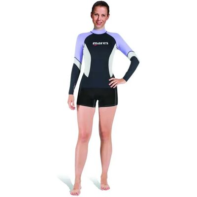 Mares Rash Guard A Maniche Lunghe Rash Guard Upf Block +80 She Dives Black / Purple / White XS Mares Rash Guard A Maniche Lunghe Rash Guard Upf Block +80 She Dives Black / Purple / White XS