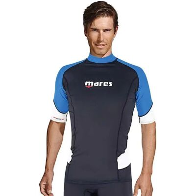 Mares Rash Guard A Maniche Corte Rash Guard Trilastic Blue 3XL Mares Rash Guard A Maniche Corte Rash Guard Trilastic Blue 3XL