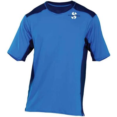 Scubapro Rash Guard A Maniche Corte Aegan Blue M Scubapro Rash Guard A Maniche Corte Aegan Blue M
