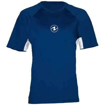 Aqualung Rash Guard A Maniche Corte Lf Navy / White 2XL Aqualung Rash Guard A Maniche Corte Lf Navy / White 2XL